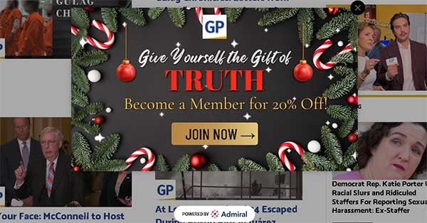 Gateway Pundit holiday subscription offer