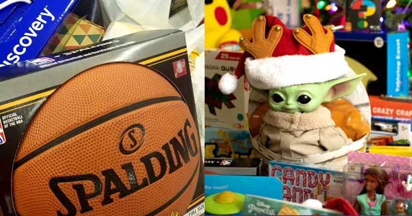 basketball Toys for Tots Admiral donations