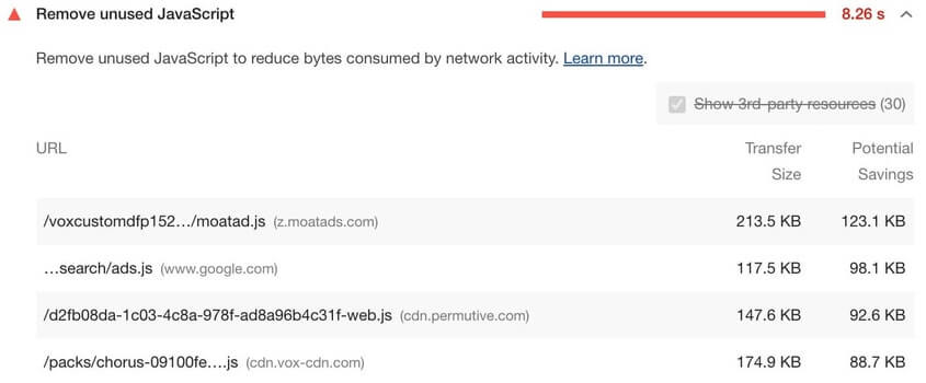remove-unused-javascript-pagespeed
