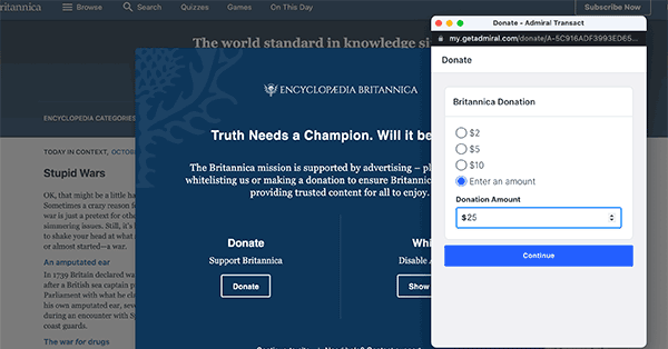 Merriam-Webster Britannica Donation Case Study