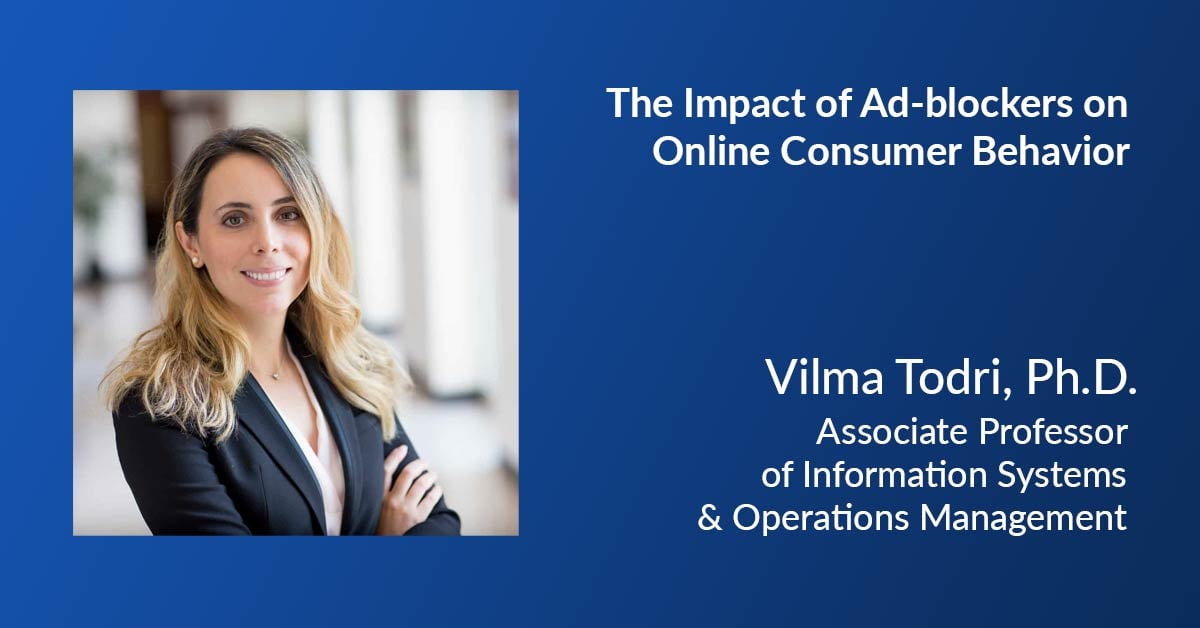 Researcher Vilma Todri Studies Drop in Consumer Spending by Adblock Users