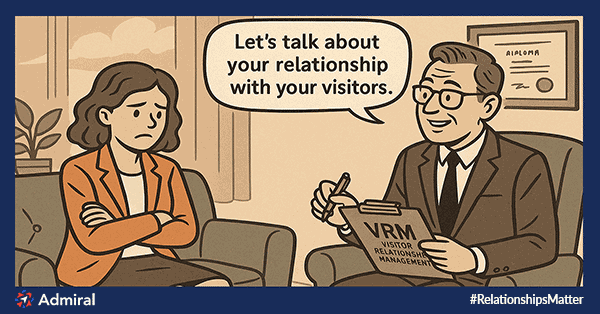 Media Publishers Receives Visitor Relationship Advice - Graphic Panel